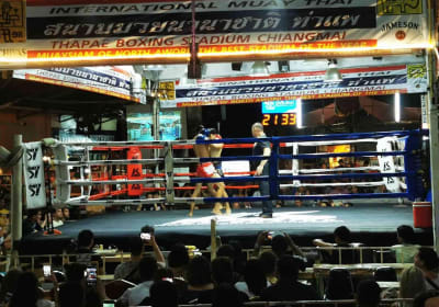 Muay Thai Match at Thapae Boxing Stadium 2