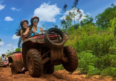 ATV Jungle Adventure with Ziplines, Cenote & Tulum Pickup 2