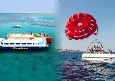 Semi-Submarine Snorkeling & Parasailing in Hurghada 2