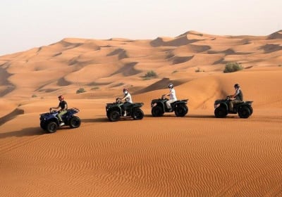 Dubai Desert Adventure: Quad Bike, Camel Ride & Sandboarding 2