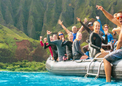 Na Pali Coast Rafting & Snorkeling Adventure 2