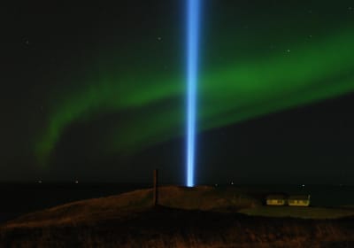 Imagine Peace Tower Tour on Viðey Island 2