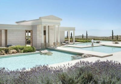 Private Helicopter Transfer to Amanzoe 2