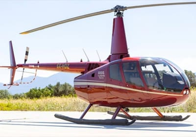 Private Helicopter Transfer Milos to Naxos 2