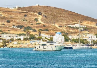 Private Helicopter Transfer Santorini to Antiparos 2
