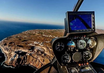 Private Helicopter Transfer from Elounda to Santorini 2