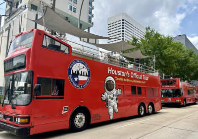 Houston City Tour and Downtown Aquarium All Rides Pass 2