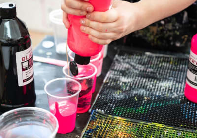 Private Fluid Art Class in Houston 2