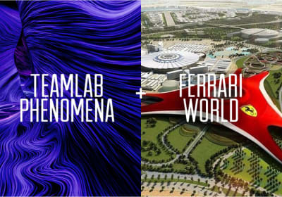 TeamLab Phenomena + Ferrari World Abu Dhabi 2