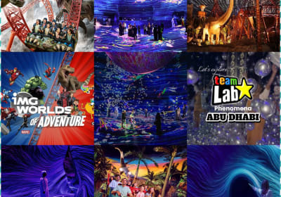 Book TeamLab Abu Dhabi and IMG Worlds Dubai combo ticket