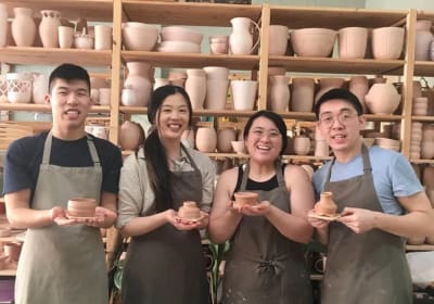 Wheel Throwing Pottery Class 2