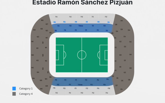 Sevilla FC Football Game at Estadio Ramon Sanchez Pizjuan
