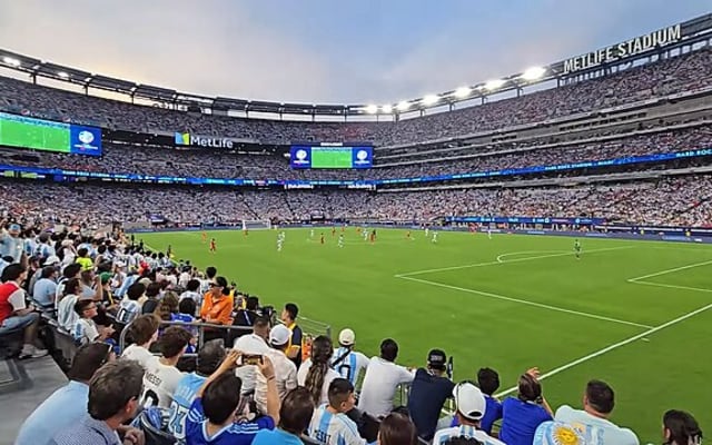 Football World Cup game at New York New Jersey Stadium
