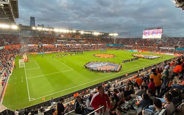 Houston Dynamo Football Game at Shell Energy Stadium