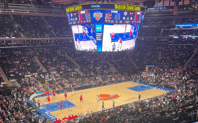 New York Knicks Basketball Game at Madison Square Garden