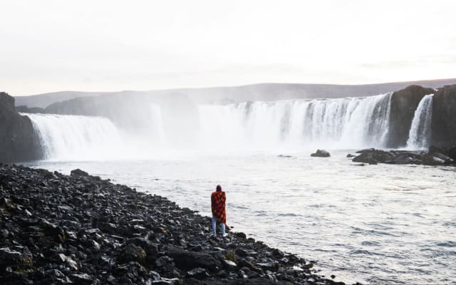 Private North Iceland Waterfalls & Laufás Heritage Tour