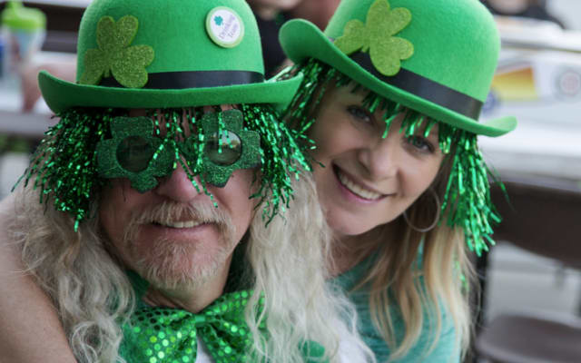 St. Patrick's Day Bleacher Seats at St. John's Cathedral