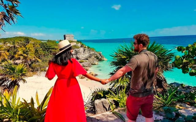 Tulum Tour + 4 Cenotes Park and Giant Mother Earth Sculpture