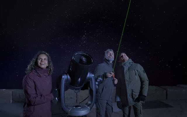 Observación astronómica en el Teide