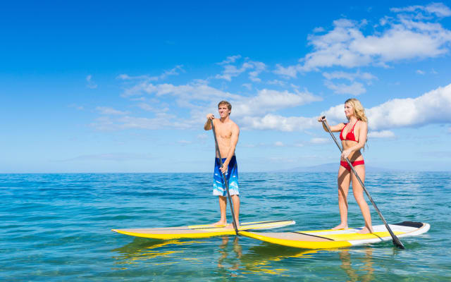 Stand Up Paddleboard Lesson at Makena Landing