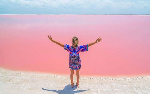 Las Coloradas Tour + Pink Lake and Rio Lagartos