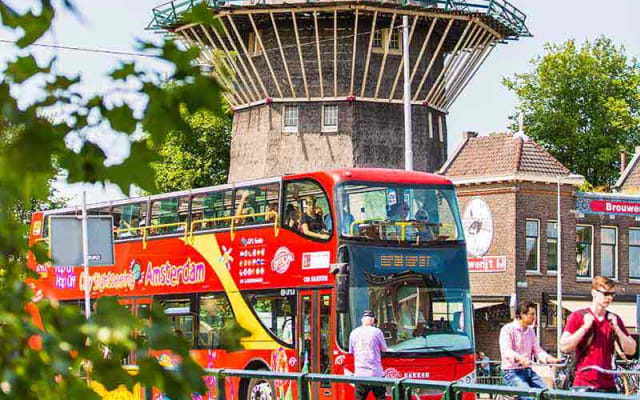 Hop On - Hop Off Bus Tour of Amsterdam