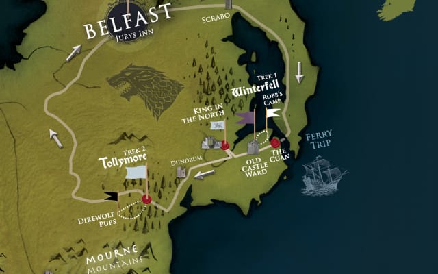 Game of Thrones - Winterfell Trek from Belfast