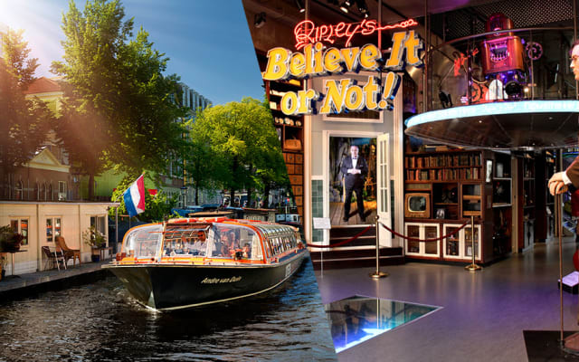 Ripley’s Believe it or Not + Amsterdam Canal Cruise