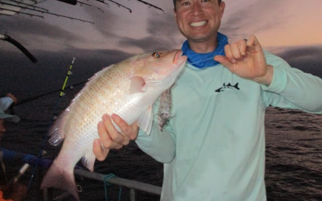 12 hour night fishing trip