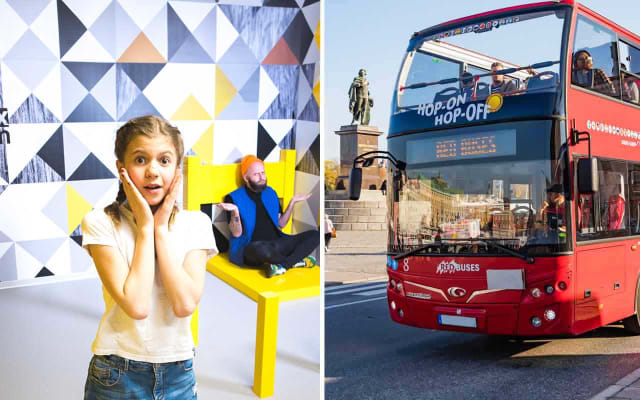 Paradox Museum + Hop-on Hop-off Bus Stockholm