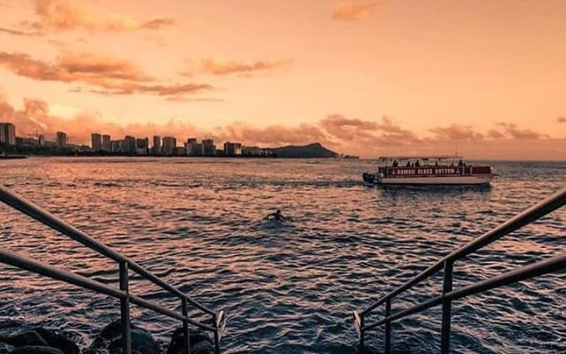 Sunset Glass Bottom Boat Cruise