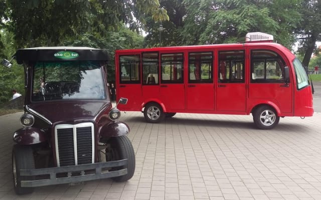 Breslau Rundfahrt mit E-Auto, 2 h (English-Guide) Gruppe 5-6 Personen