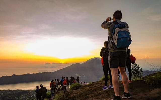 Batur Volcano Sunrise Trekking and Exotic Waterfall visit