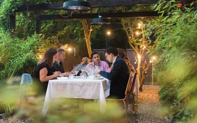 Al-fresco 7-course vegan fine-dining supper club