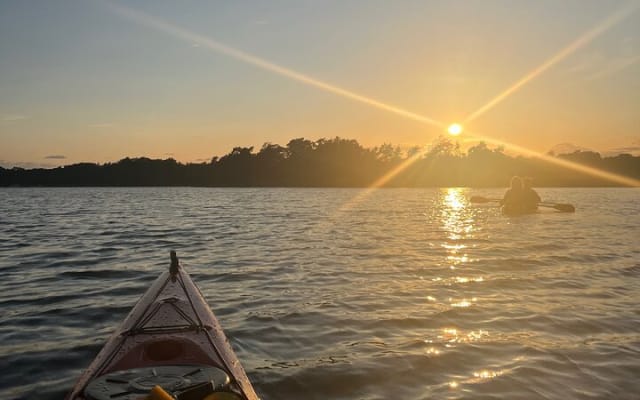 Sunset Kayak Tour in Stockholm Archipelago