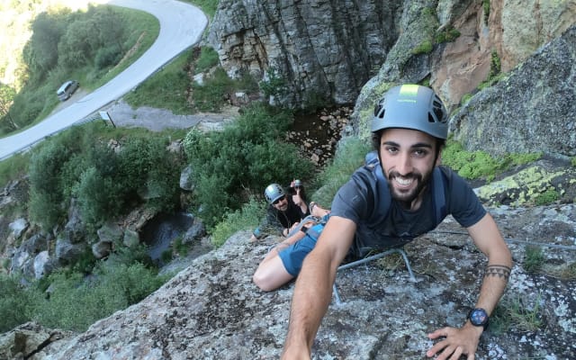 Escalar a Via Ferrata I Caminho sobre o Oceano Ordovícico