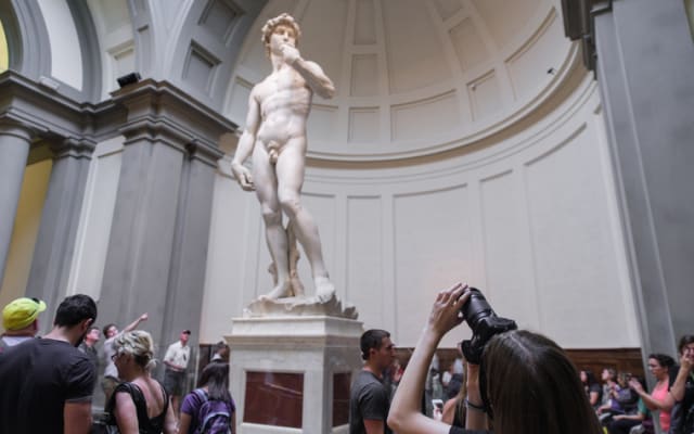 Walking tour of Florence with Accademia Gallery visit