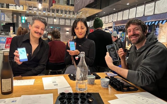Japanese Sake & AI Leisurely Tasting Plan at Kubota Sake Bar