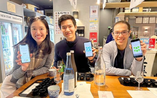 Japanese Sake & AI Experience Plan at Kubota Sake Bar