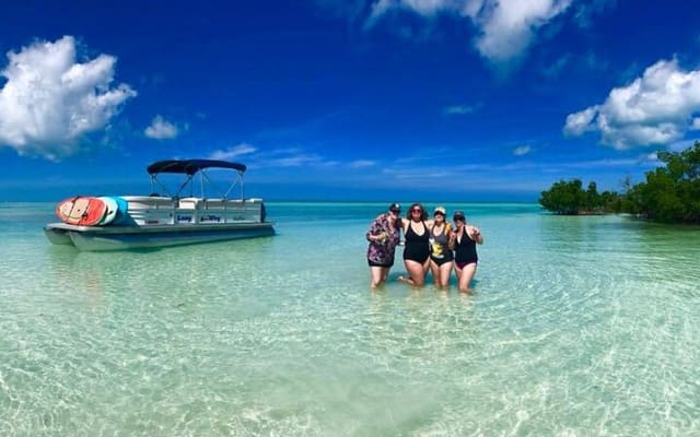 Private Key West Sandbar and Paddle by Boat