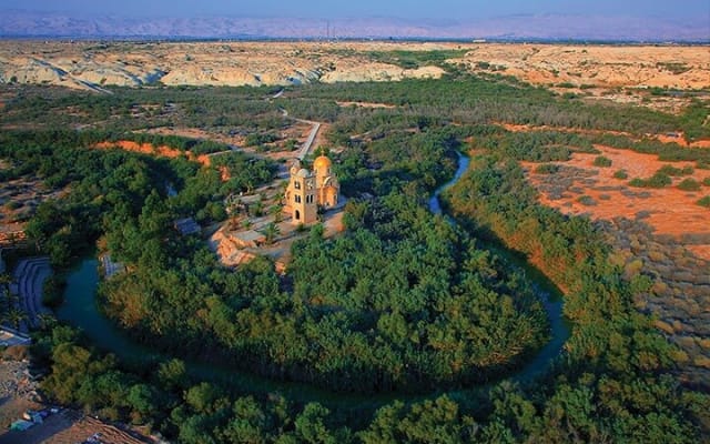 Bethany Baptism Jordan River from Dead Sea Optional Iraq Al Amir