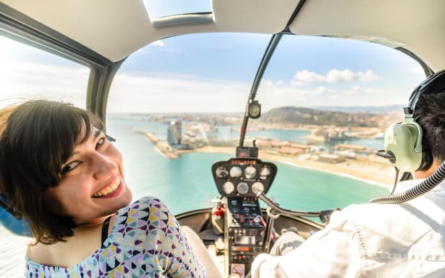 Barcelona Panoramic Helicopter Flight