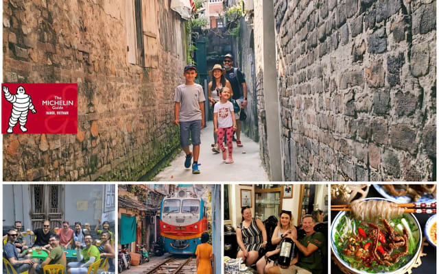 Hanoi Michelin Star Street Food Walking Tour & Train-Street