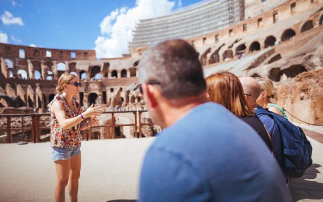 Colosseum Arena Access & Rooftop Aperitif
