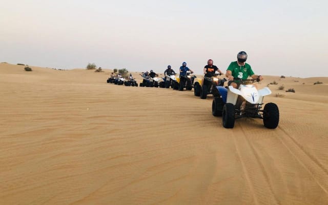 Dubai Desert Adventure: ATV, Camel Ride & Sandboarding