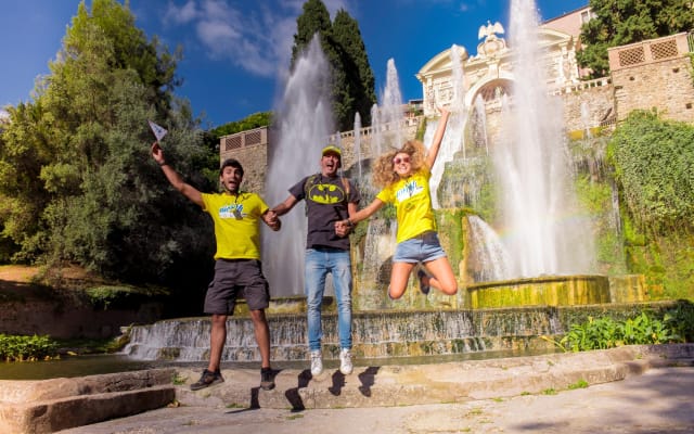 Tivoli Villa d'Este and Hadrian's Villa Semi-Private Tour with Lunch