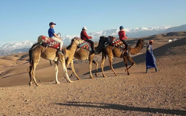 Agafay Desert Sunset Camel Ride