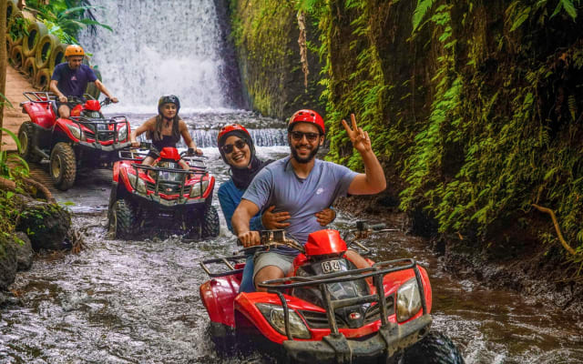 Bali Quad Bike Adventure with Waterfall Visit