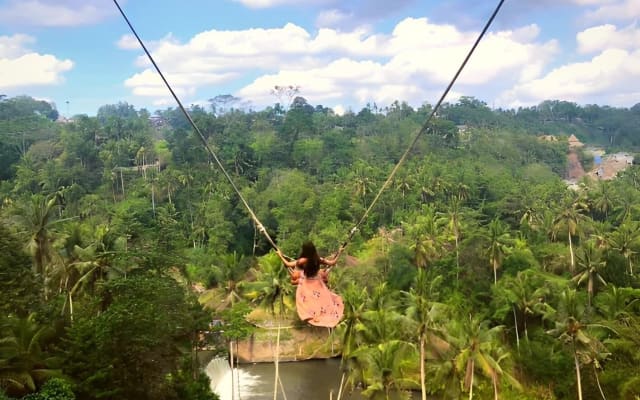 Ubud Jungle Swing & Waterfall Tour