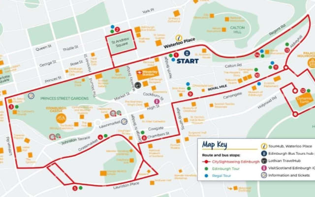 Edinburgh Hop-On Hop-Off Bus Tour